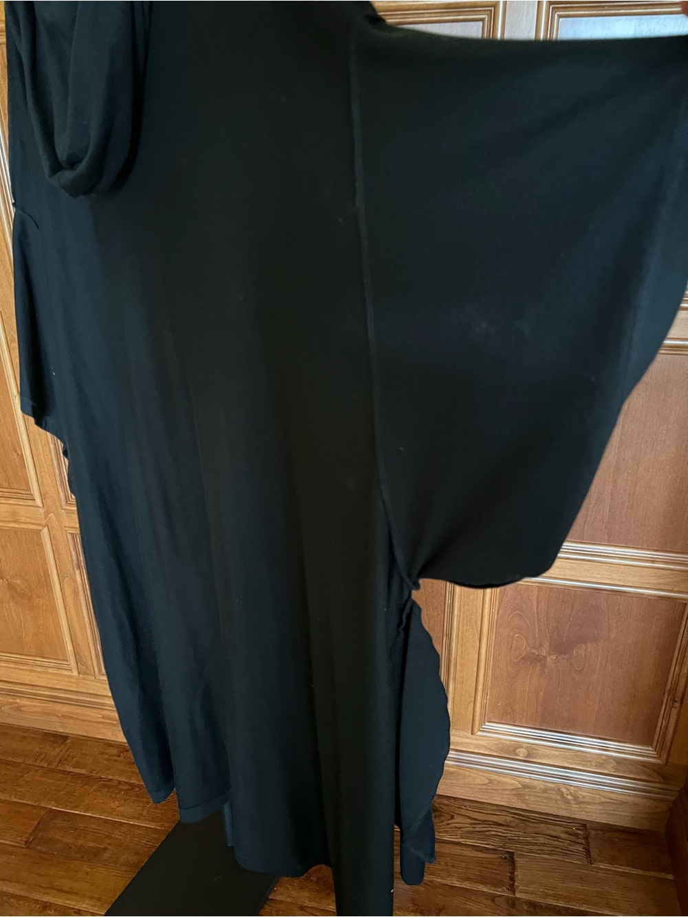 Yohji Yamamoto Jersey Jumbo Shirt with Hood Splash Pattern Black Size 3 (M/L) - Picture 15 of 16